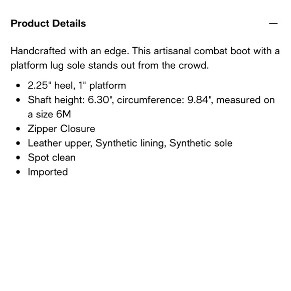 NIB Franco Sarto Jetson Taupe Leather Lugged Sole Combat Boots 8.5M - Picture 10 of 11